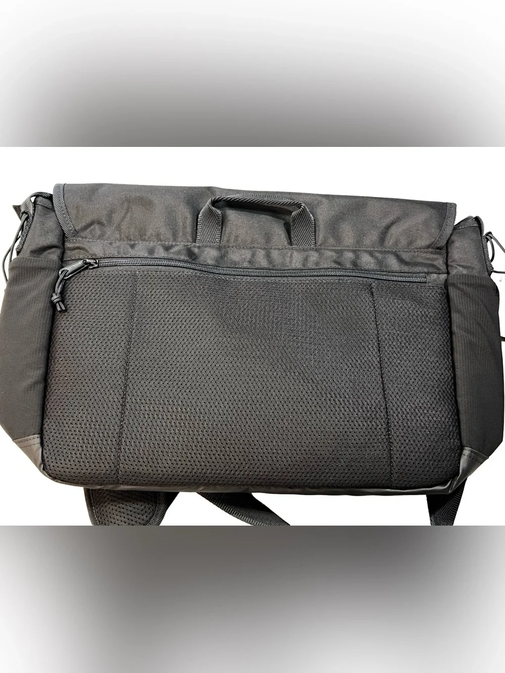 New Balance Athletic Black Messenger work Bag Crossbody Laptop Bag 20”x12”x5”
